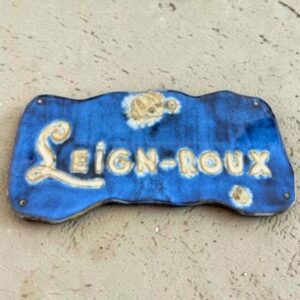 Plaque de maison 2 - Cathleen céramique Scaer finistère bretagne