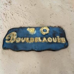 Plaque de maison 3 - Cathleen céramique Scaer finistère bretagne